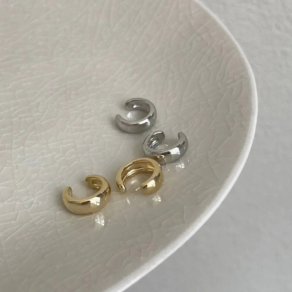 1PC Ear Cuff Without Piercing Earrings For Women Trendy Ear Clips On Simple Style Non Pierced Earring Fashion Ear Jewelry