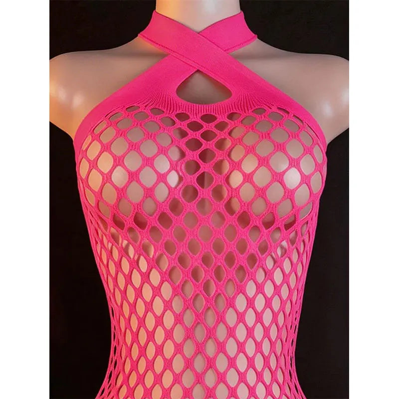 Daring Sexy Clothes Women Lingerie Hot Body Stocking Desire Bodysuit No Crotch SexUnderwear Erotic Stripper To Catch Babydoll