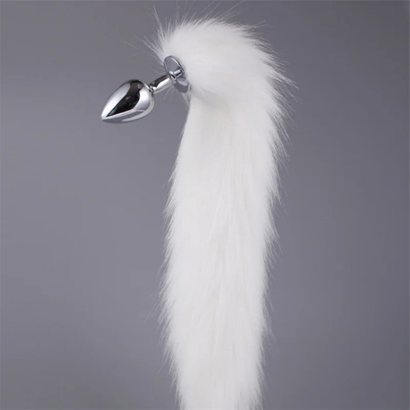 Role-playing Sex Games, Men and Women Sex Toys,1pcs,BDSM Three Size Dog Tail Anal Plug, Animal Tail Butt Plug
