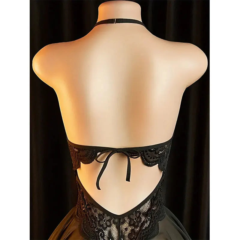 Costumes Temptation With Open Crotch Women Hot Dress Bodysuit  Underwear