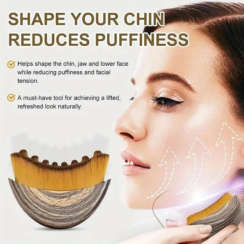 Lymphatic Contour Face Brush Ergonomically Designed To Fit  Sculpting Drainage Massager for Face The Skin Precisely LBHL31