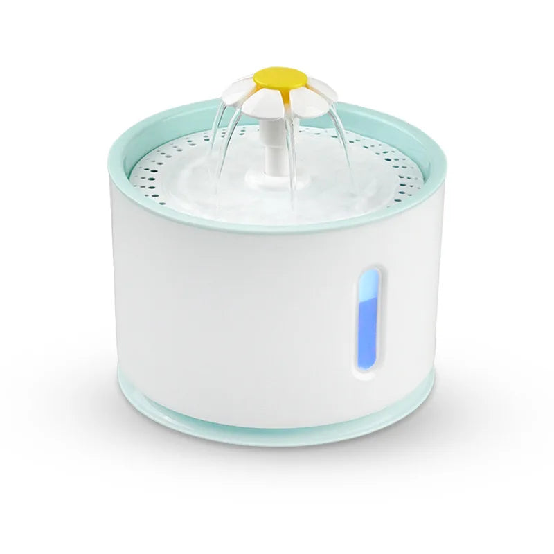 New 3.2L Stainless Steel Cat Water Fountain, USB Auto Smart Pet Drinking Fountain with Visual Water Window, Silent Pump for Cats