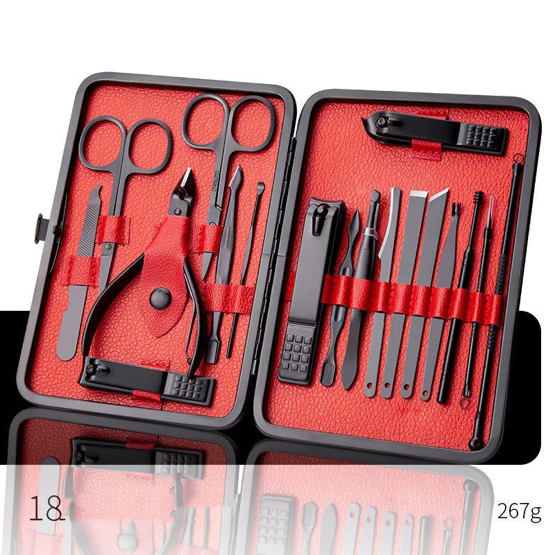 Professional Scissors Nail Clippers Set Ear Spoon Dead Skin Pliers Nail Cutting Pliers Pedicure Knife Nail Groove Trimmers - Rokkaku 18 online shop