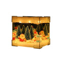 Christmas DIY Decorations Mirror And LED Cube Lamp 3D Santa Claus Snowman Tree Christmas Lights DIY Material Kit For Xmas Decor - Rokkaku 18 online shop