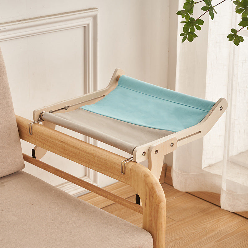 Cat Bed Hanging Bed Balcony Window Glass Wood - Rokkaku 18 online shop