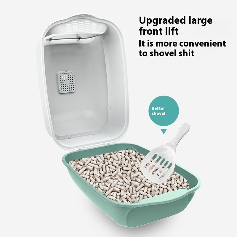 Litter Box Fully Enclosed Cat Toilet - Rokkaku 18 online shop