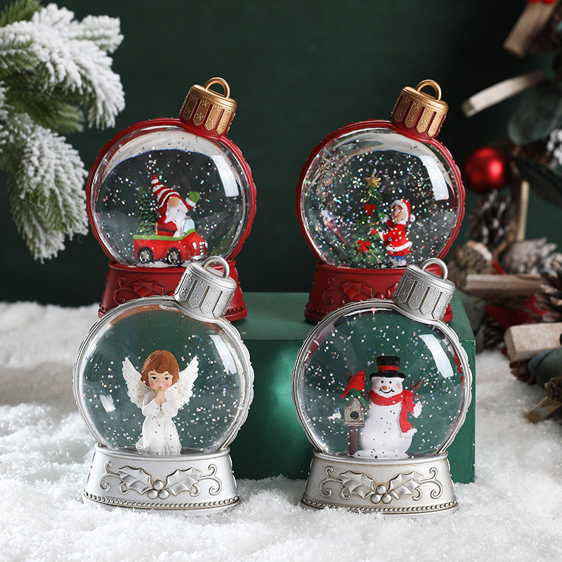 Christmas Holiday Decorations Luminous Simulation Flat Light LED Decoration Scene Layout Flame Light Home Decor - Rokkaku 18 online shop