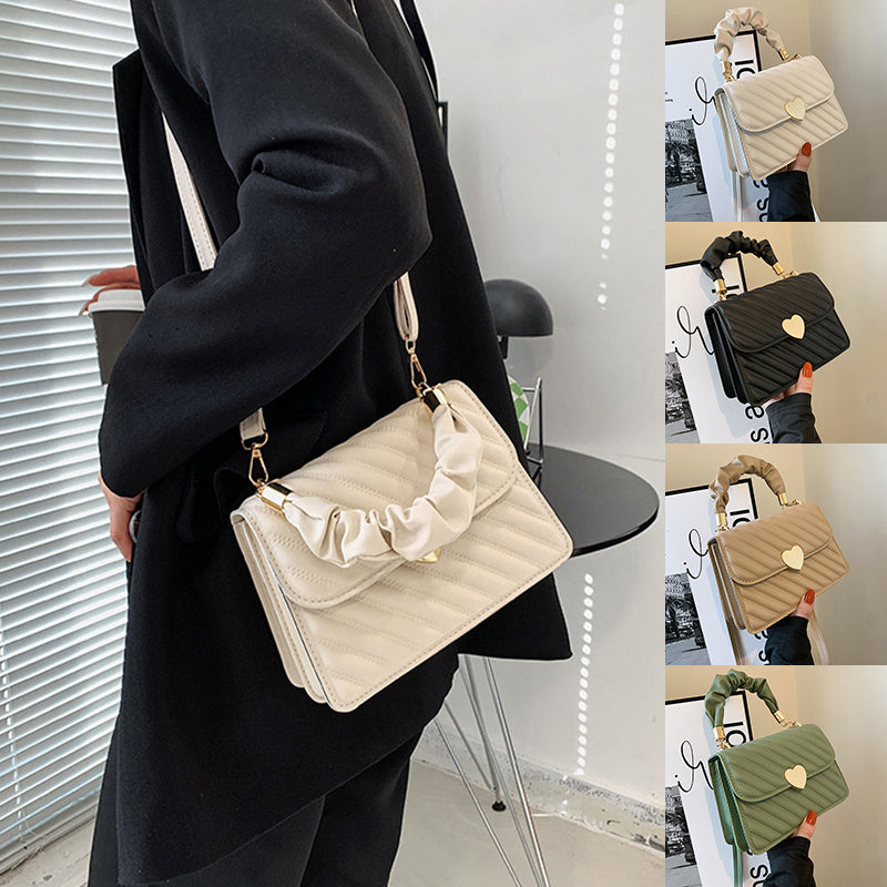 Women Handbags Fashion Chain Shoulder Bags With Love Metal Design - Rokkaku 18 online shop