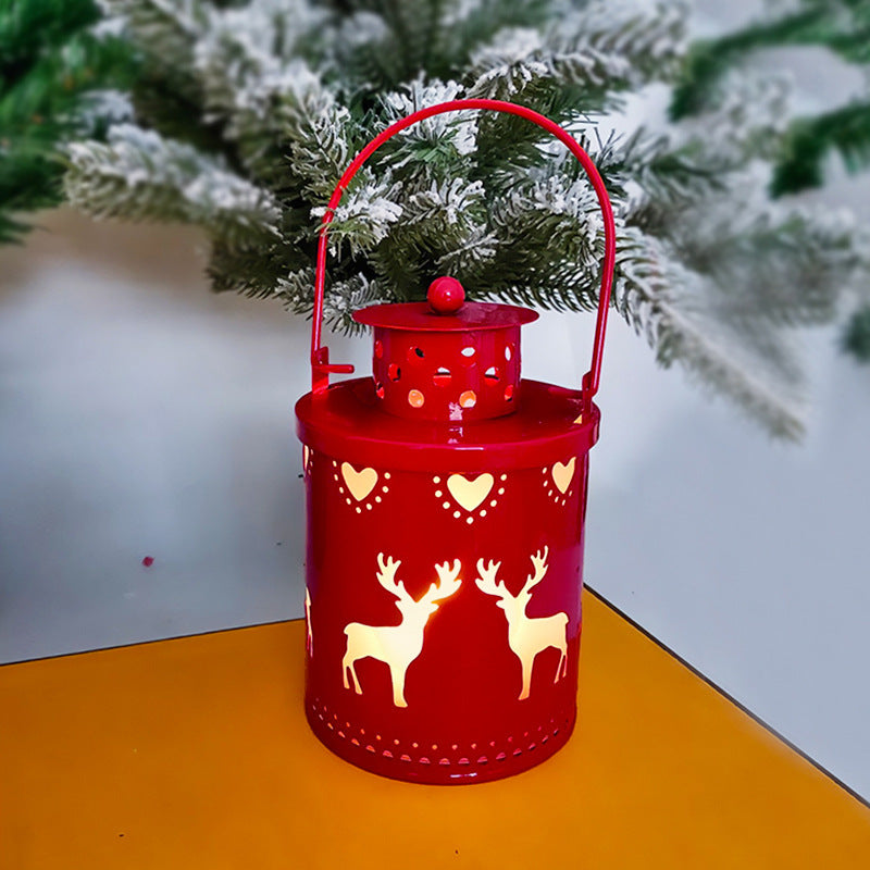 Christmas Candle Lights LED Small Lanterns Wind Lights Electronic Candles Nordic Style Creative Holiday Decoration Decorations - Rokkaku 18 online shop