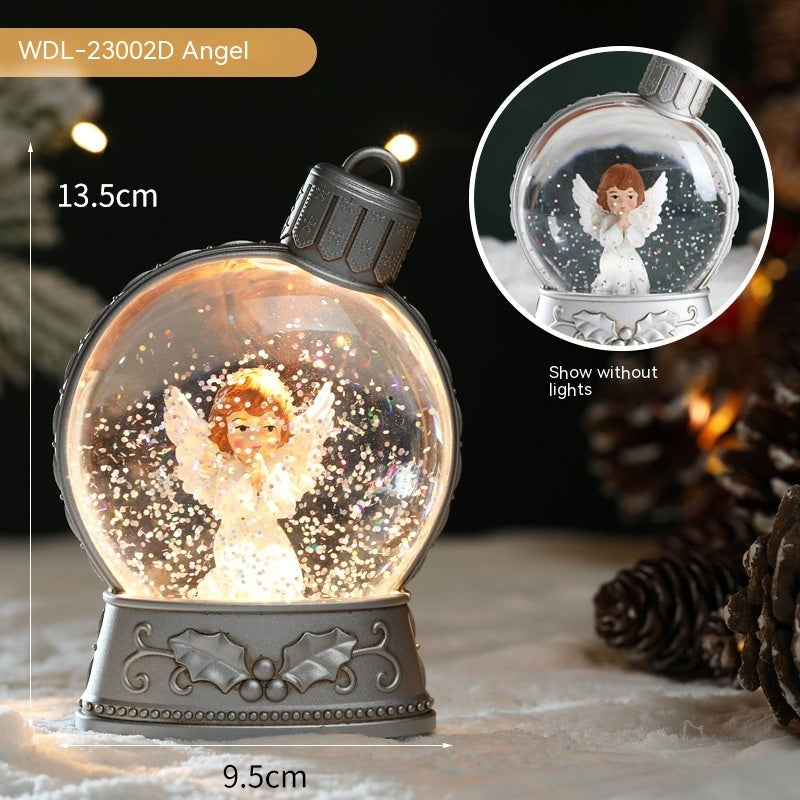 Christmas Holiday Decorations Luminous Simulation Flat Light LED Decoration Scene Layout Flame Light Home Decor - Rokkaku 18 online shop