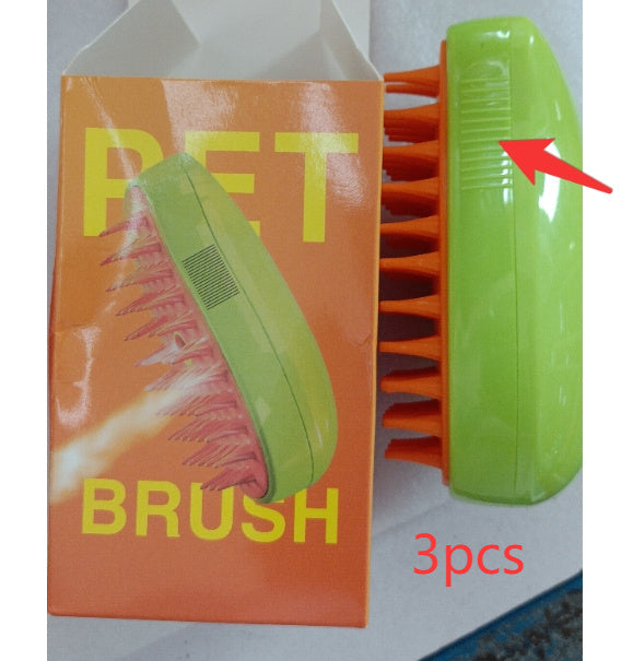3 In 1 Cat Steam Brush Steamy Dog Brush Electric Spray Cat Hair Brushes For Massage Pet Grooming Comb Hair Removal Combs - Rokkaku 18 online shop