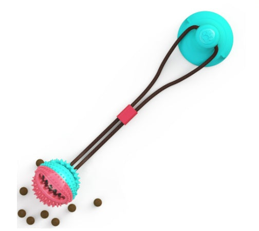Dog Toys Silicon Suction Cup Tug Interactive Dog Ball Toy For Pet Chew Bite Tooth Cleaning Toothbrush Feeding Pet Supplies - Rokkaku 18 online shop