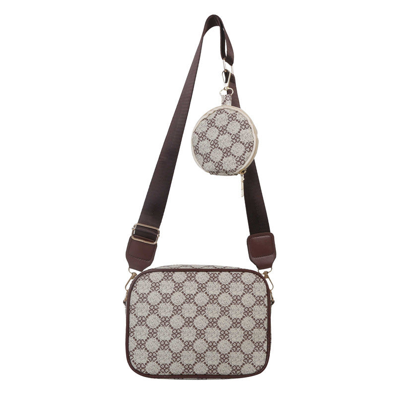 Vintage Pattern Crossbody Bags For Women Shoulder Shell Bag Trend Small Purse And Handbag Luxury Designer Female Square Bag Women's Bag - Rokkaku 18 online shop