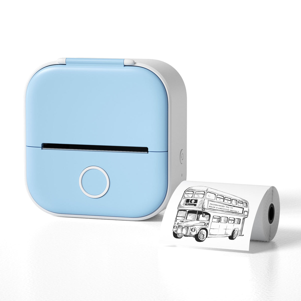 Portable Mini Thermal Label Printer Home Photo Printer Student Wrong Question Printer Bluetooth-compatible Mini Label Printer Price Tag - Rokkaku 18 online shop