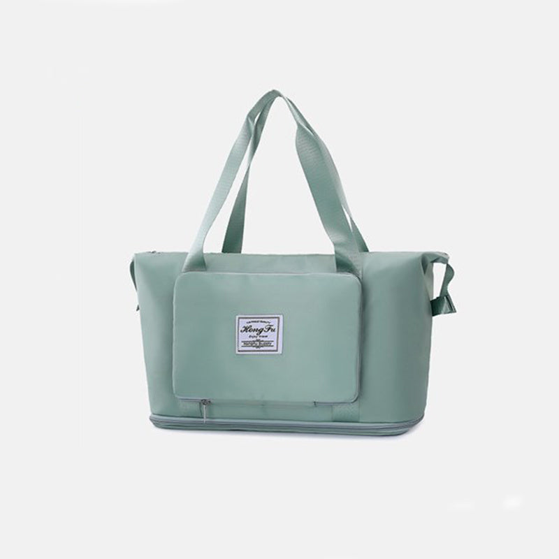 Foldable Storage Travel Bag Waterproof Large Capacity Gym Fitness Bag Weekender Overnight For Women - Rokkaku 18 online shop