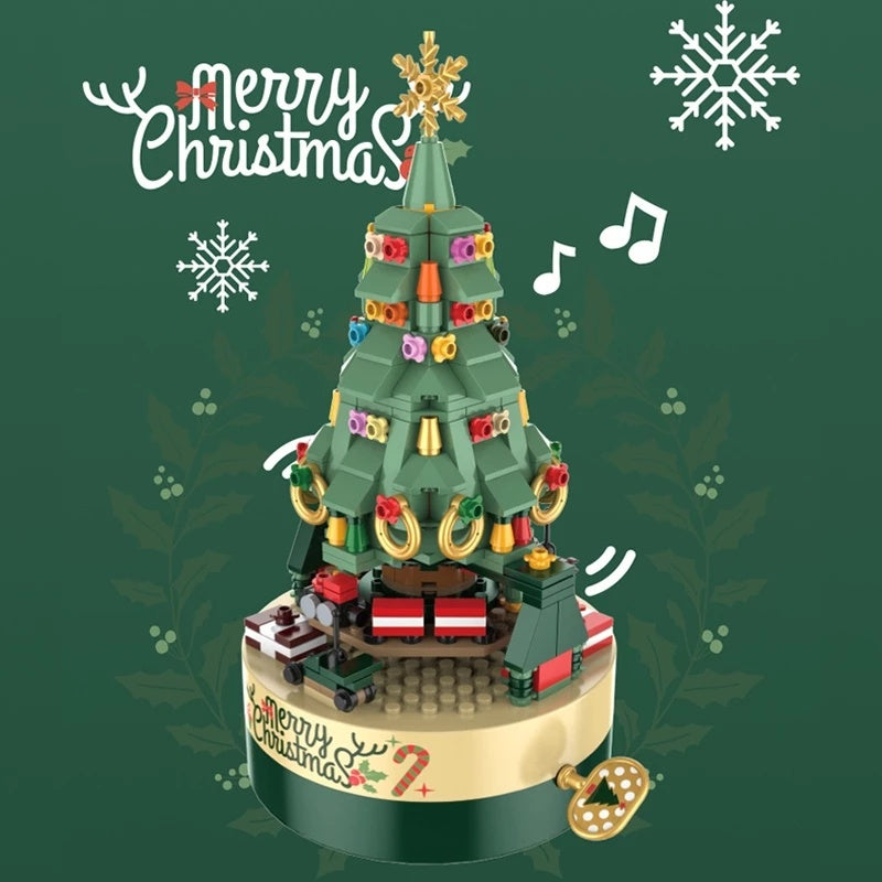 Christmas Tree Blocks Spin Music Box Blocks - Rokkaku 18 online shop