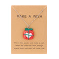 Cute Cartoon Resin Necklace Christmas Snowman Santa Claus Pendant Clavicle Chain Necklace For Women Jewelry - Rokkaku 18 online shop