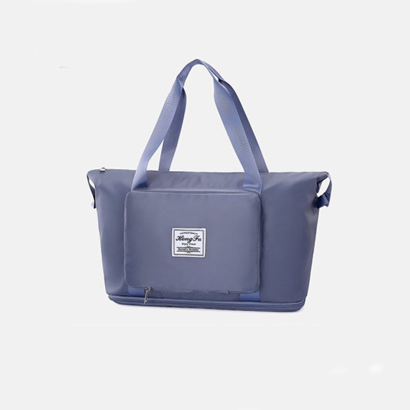 Foldable Storage Travel Bag Waterproof Large Capacity Gym Fitness Bag Weekender Overnight For Women - Rokkaku 18 online shop