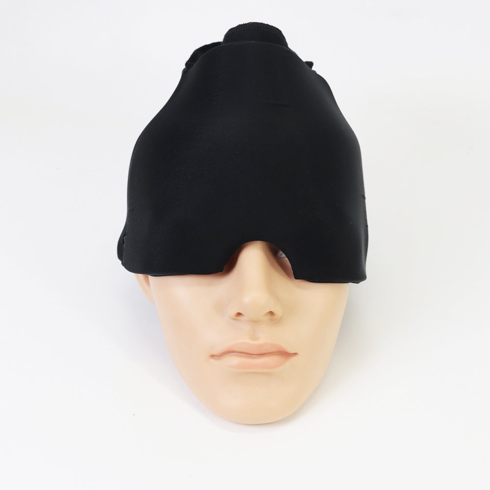 Migraine Relief Hat Cold Therapy Migraine Relief Products Comfortable Head Wrap Ice Pack Eye Mask For Puffy Eyes - Rokkaku 18 online shop