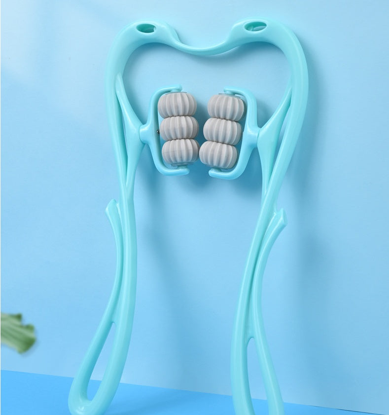 Multifunctional Manual Six-wheel Neck Massager Massage Relieve Roller Massage Tool - Rokkaku 18 online shop