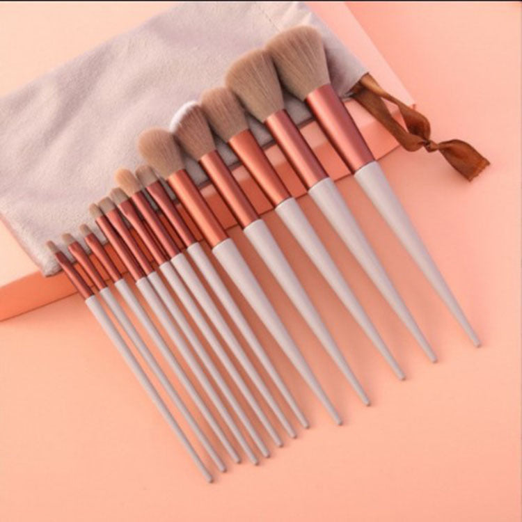13Pcs Makeup Brush Set Make Up Concealer Brush Blush Powder Brush Eye Shadow Highlighter Foundation Brush Cosmetic Beauty Tools - Rokkaku 18 online shop