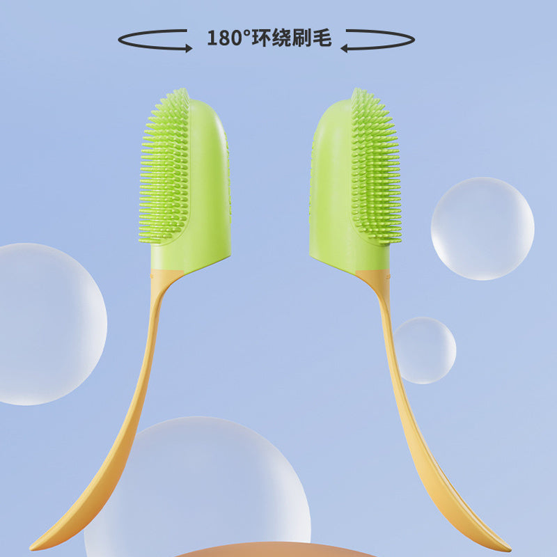 Dog Tooth Cleaning Brush Care Finger Wrap Cat Dog Oral Cleaning Toothbrush Tool Silicone Dog Cat Finger Toothbrush Supplies Pet Products - Rokkaku 18 online shop