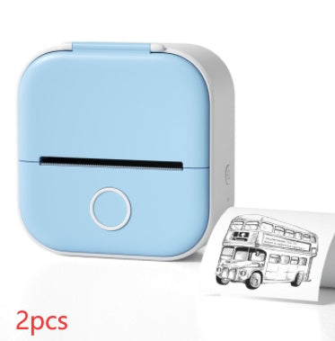 Portable Mini Thermal Label Printer Home Photo Printer Student Wrong Question Printer Bluetooth-compatible Mini Label Printer Price Tag - Rokkaku 18 online shop