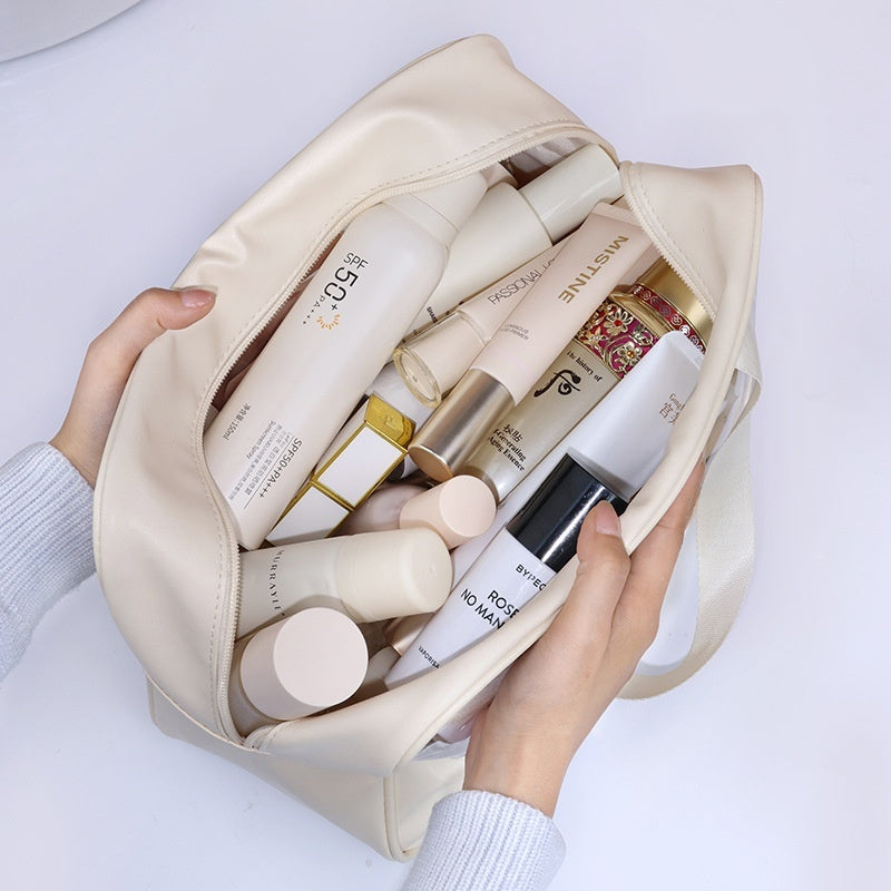 Large Capacity Cosmetic Bag Women's Transparent - Rokkaku 18 online shop