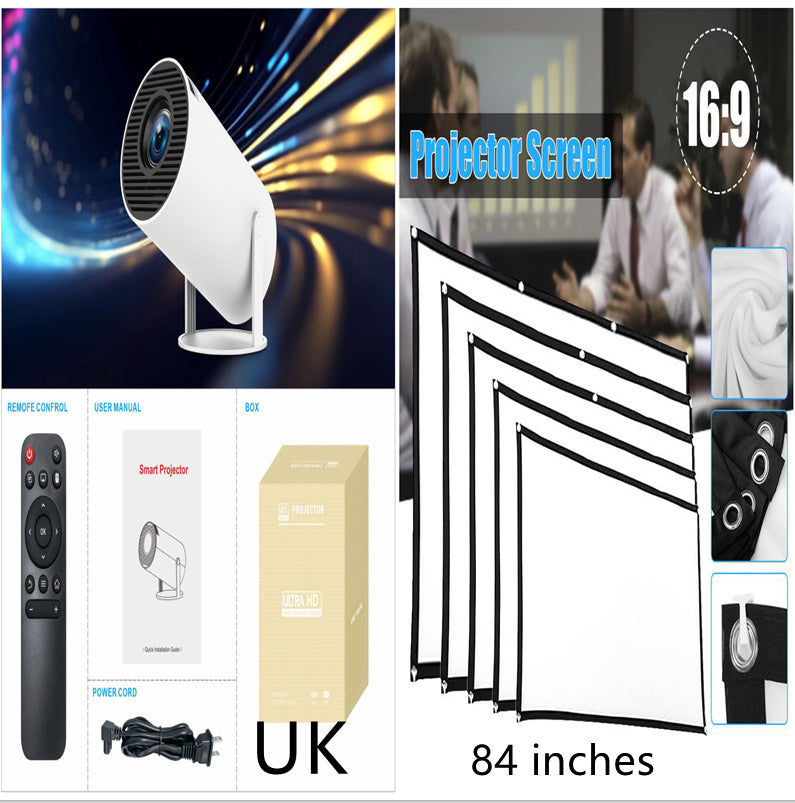 HY300 Pro Projector Home Theater Entertainment Portable Small Projector - Rokkaku 18 online shop