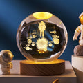 Luminous Starry Sky And Planets Moon Moon Crystal Ball Small Night Lamp Projection Ambience Light Creative Gift New Strange Gift - Rokkaku 18 online shop