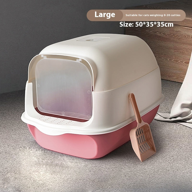 Litter Box Fully Enclosed Cat Toilet - Rokkaku 18 online shop