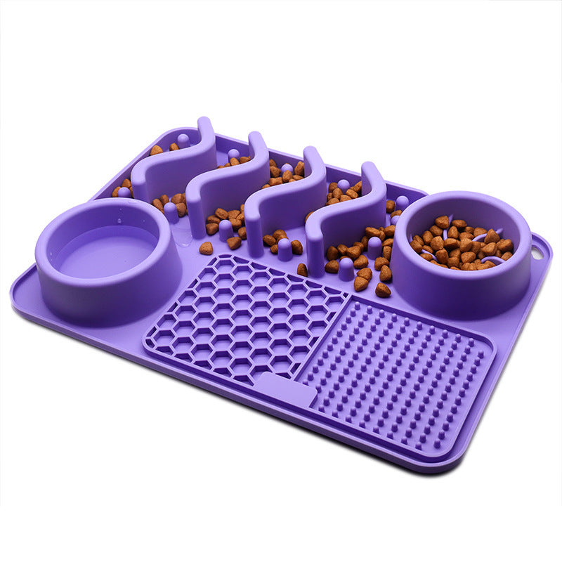 Dog Silicone Licking Pad Pet Licking Mat Silicone Smelling Mat Multifunctional Food Bowl Pets Supplies - Rokkaku 18 online shop