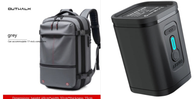 Travel Backpack Men's Business Multifunction Computer Bag Vacuum Compression Large-capacity Backpack - Rokkaku 18 online shop