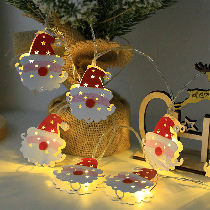 Christmas LED Light String Santa Claus Elk Snowman Xmas Ornament String Light Christmas Decorations New Year Navidad Gift - Rokkaku 18 online shop