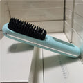 2 In 1 Straight Hair Comb Wireless Hair Straightener Brush Hair Fast Heating Portable Hot Curler USB Charging - Rokkaku 18 online shop