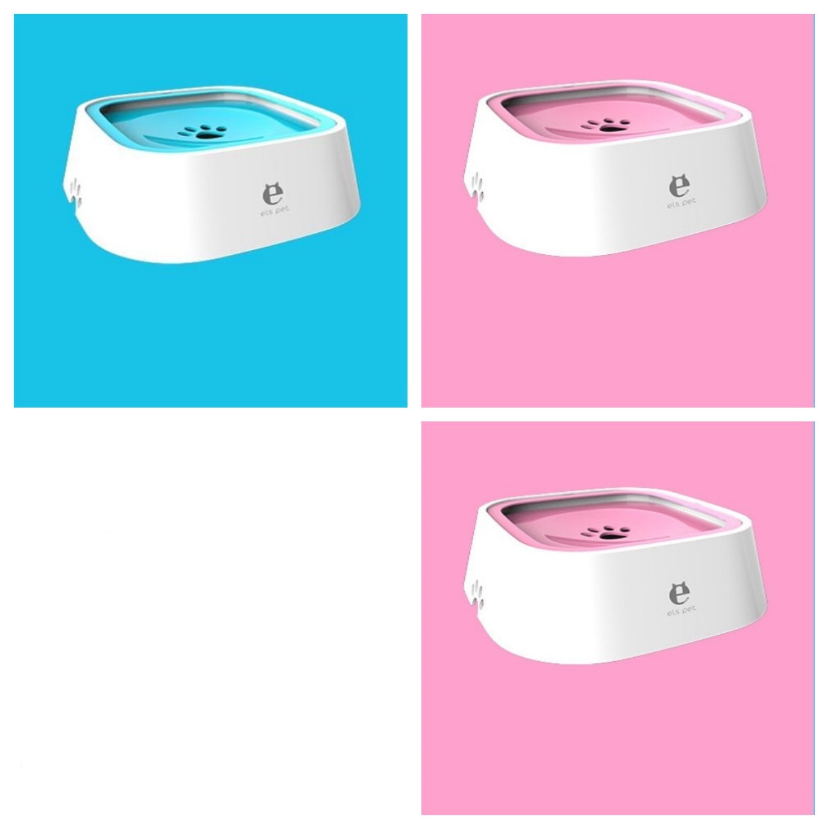 1.5L Cat Dog Water Bowl Carried Floating Bowl Anti-Overflow Slow Water Feeder Dispenser Pet Fountain ABS&PP Dog Supplies - Rokkaku 18 online shop