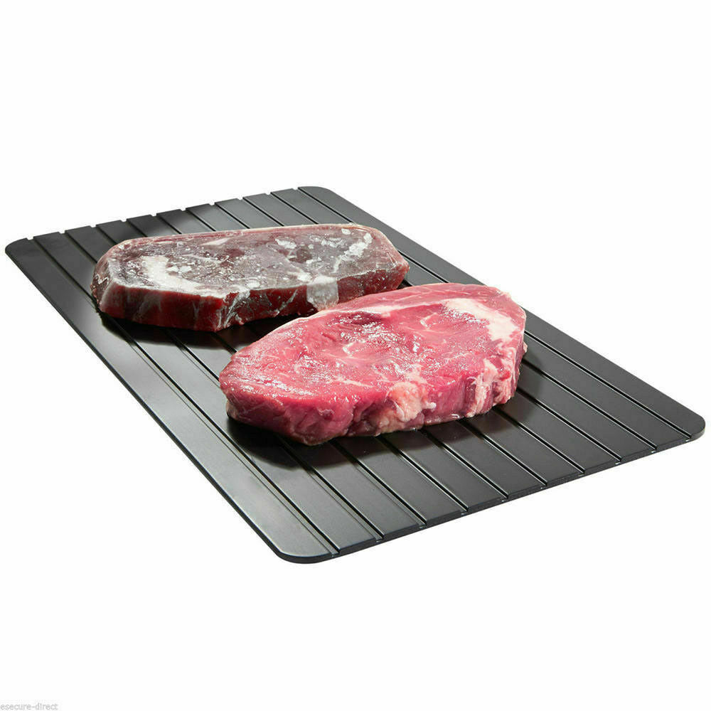 Fast Defrost Tray Fast Thaw Frozen Food Meat Fruit Quick Defrosting Plate Board Defrost Tray Thaw Master Kitchen Gadgets - Rokkaku 18 online shop