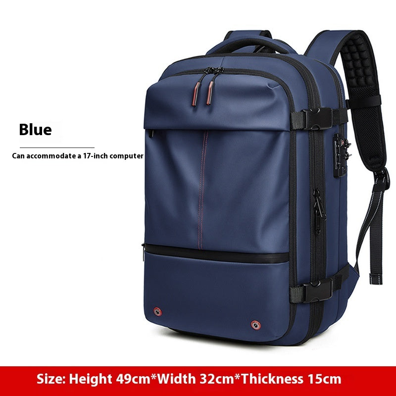 Travel Backpack Men's Business Multifunction Computer Bag Vacuum Compression Large-capacity Backpack - Rokkaku 18 online shop