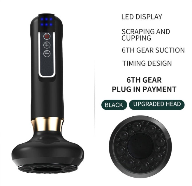Electric Vacuum Cupping Massager For Body Anti-Cellulite Suction Cup Gua Sha Massage Body Cups Guasha Fat Burning Slimming Jars - Rokkaku 18 online shop