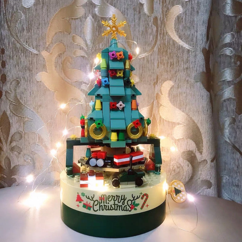 Christmas Tree Blocks Spin Music Box Blocks - Rokkaku 18 online shop