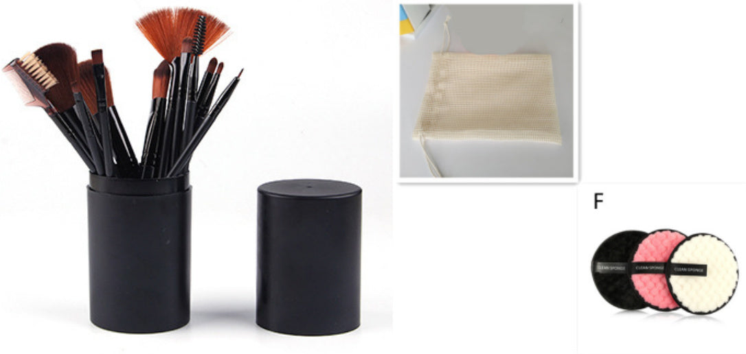 12pcs Makeup Brush Set Blush Eyeshadow Eyelash Highlighter Makeup Brush - Rokkaku 18 online shop