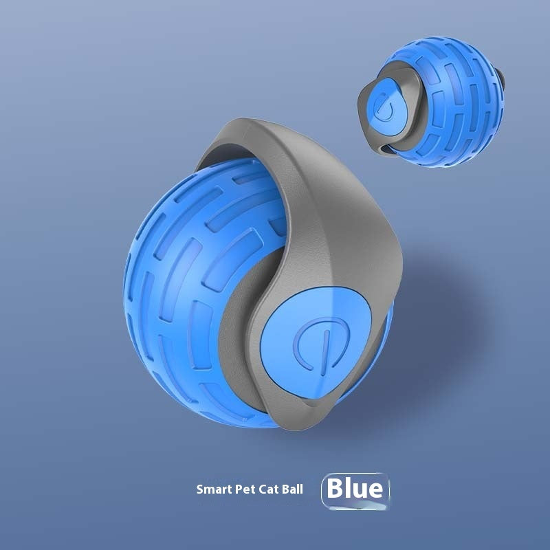 New Interactive Cat Toys Ball Auto Electric Rolling Ball Toys For Cat Kitty Pets Smart Automatic Teaser USB Rechargeable Cat Toy Pet Products - Rokkaku 18 online shop