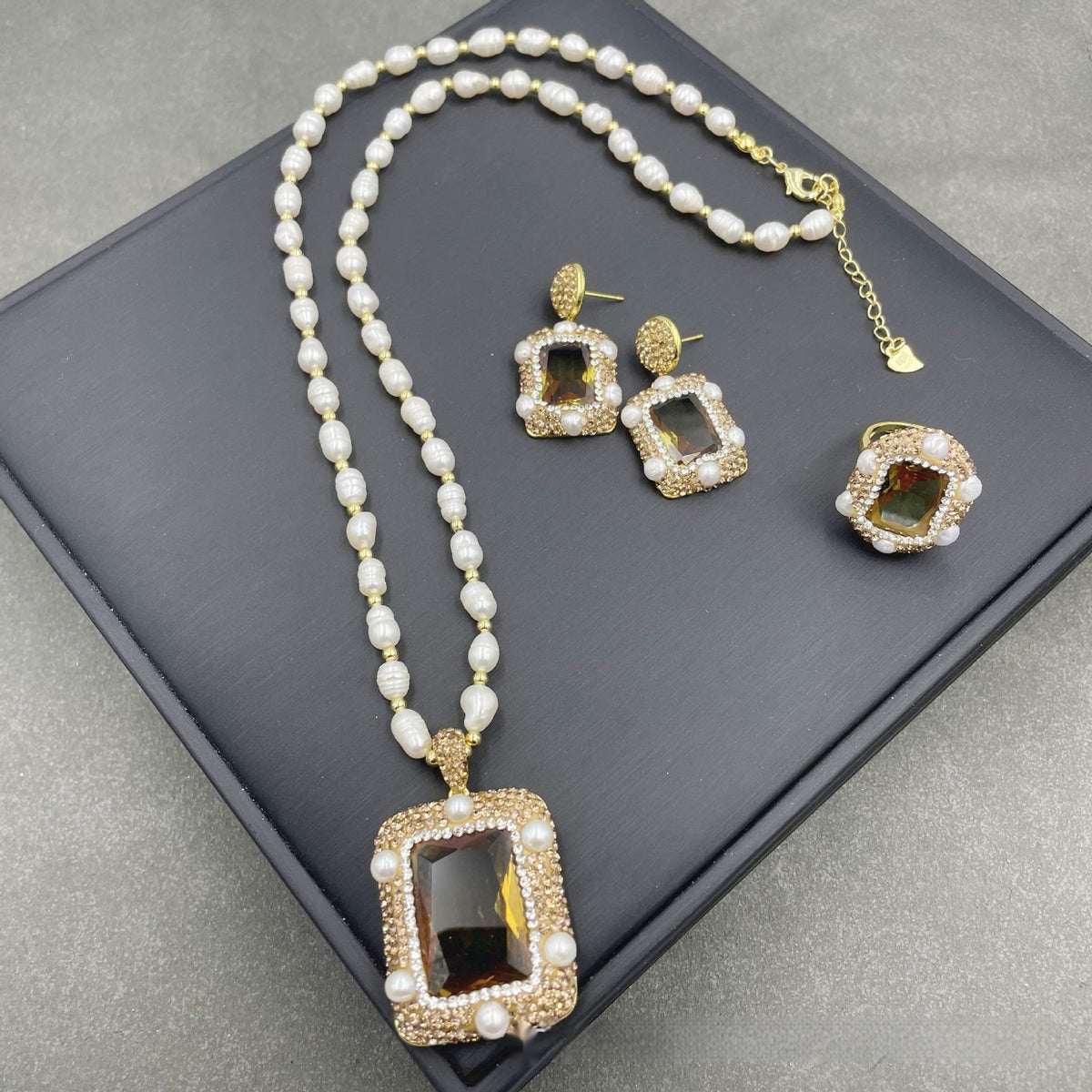 European American And French Style Light Luxury Photosensitive Stone Jewelry - Rokkaku 18 online shop
