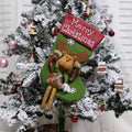 New Year Xmas Big Stockings Set Decorations Christmas 3D Plush Big Sock Christmas Tree Pendant Decorating Supplies - Rokkaku 18 online shop