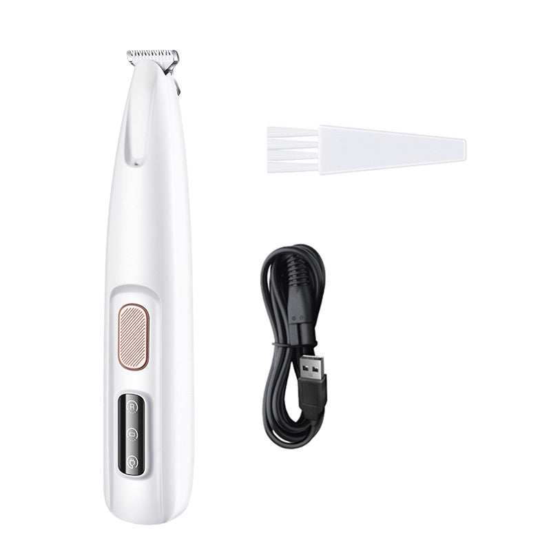Pets Dog Paw Trimmer With LED Light Fully Waterproof Pet Hair Trimmer With LED Display Dog Clippers For Grooming Widen Blade - Rokkaku 18 online shop