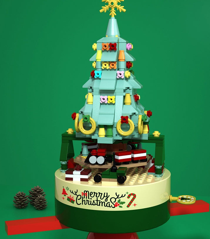 Christmas Tree Blocks Spin Music Box Blocks - Rokkaku 18 online shop