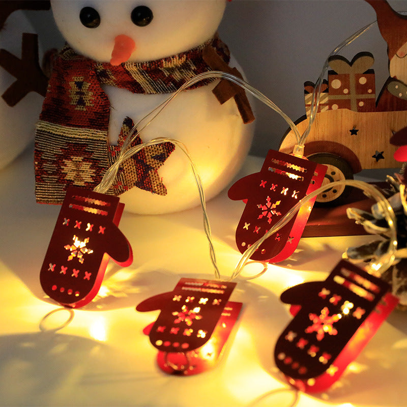 Christmas LED Light String Santa Claus Elk Snowman Xmas Ornament String Light Christmas Decorations New Year Navidad Gift - Rokkaku 18 online shop