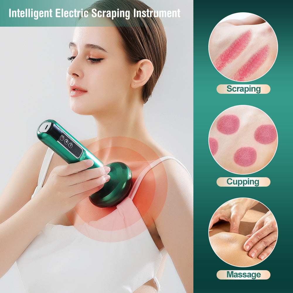 Electric Vacuum Cupping Massager For Body Anti-Cellulite Suction Cup Gua Sha Massage Body Cups Guasha Fat Burning Slimming Jars - Rokkaku 18 online shop