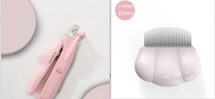 Pet Nail Clippers With LED Light Dogs Cat Nail Scissors Professional Trimmer Tool Care Grooming Supplies - Rokkaku 18 online shop