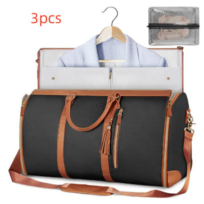 Large Capacity Travel Duffle Bag Women's Handbag Folding Suit Bag Waterproof Clothes Totes - Rokkaku 18 online shop